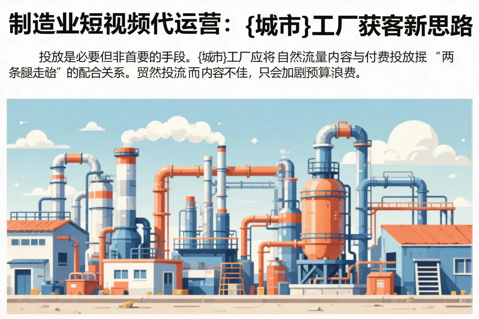 制造业短视频代运营:双流工厂获客新思路